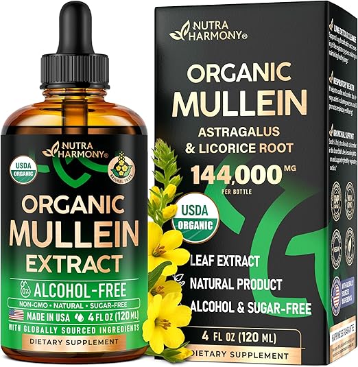 NutraHarmony Organic Mullein Extract